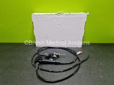 Olympus CF-Q260DL Video Colonoscope - Engineer's Report : Optical System - No Fault Found, Angulation - No Fault Found, Insertion Tube - No Fault Found , Light Transmission - Kinks in Light Guide Tube at Plug End, Channels - No Fault Found, Leak Check - N