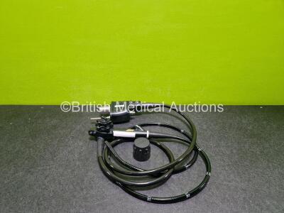 Pentax EC34-i10F Colonoscope - Engineer's Report : Optical System - Unable to Check, Angulation - No Fault Found, Insertion Tube - No Fault Found , Light Transmission - No Fault Found, Channels - No Fault Found, Leak Check - No Fault Found *SN A11009*