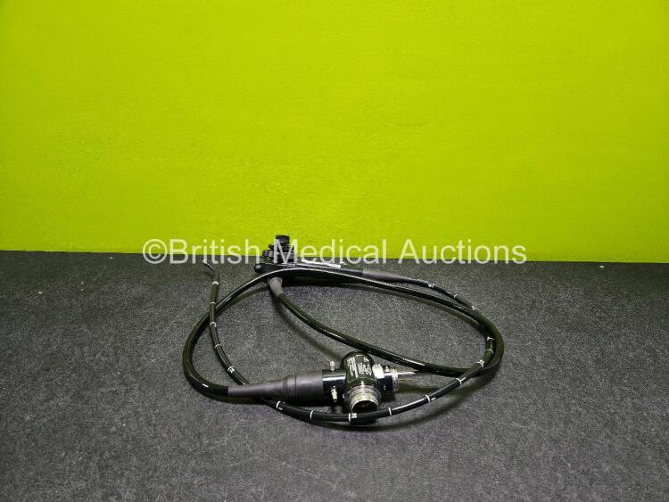 Olympus GIF-H260 Video Gastroscope - Engineer's Report : Optical System - No Fault Found, Angulation - No Fault Found, Insertion Tube - Bad Crush Mark, Light Transmission - No Fault Found, Channels - No Fault Found, Leak Check - No Fault Found *SN 2846836