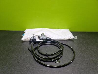 Olympus CF-240AL Video Colonoscope - Engineer's Report : Optical System - No Fault Found, Angulation - Bending Section Strained, Insertion Tube - No Fault Found , Light Transmission - No Fault Found, Channels - No Fault Found, Leak Check - No Fault Found 