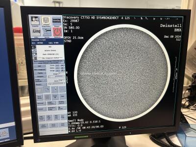 GE Discovery 750 HD 64 Slice CT Scanner *Mfd - 2014* with 2020 Performix HD Plus X-Ray Tube (Liquid Bearing), Patient Table, Workstation, Gantry, Software Manuals and Cardiac Trigger Monitor 7800 *Mfd - 2014* Fully Functional System and Professionally Dei - 30