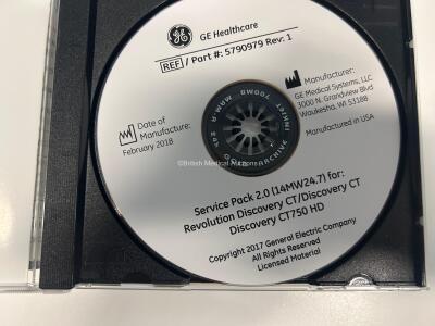 GE Discovery 750 HD 64 Slice CT Scanner *Mfd - 2014* with 2020 Performix HD Plus X-Ray Tube (Liquid Bearing), Patient Table, Workstation, Gantry, Software Manuals and Cardiac Trigger Monitor 7800 *Mfd - 2014* Fully Functional System and Professionally Dei - 56