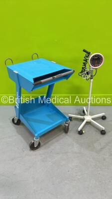 1 x Covidien Electrosurgical Trolley and 1 x Welch Allyn BP Meter on Stand