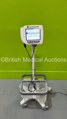 Glidescope Video Monitor on Stand with Attachment Lead on Stand (Powers Up) *S/N AN181533*