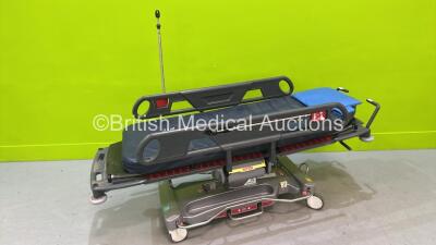 Anetic Aid QA3 Hydraulic Patient Trolley with Mattress (Hydraulics Tested Working)