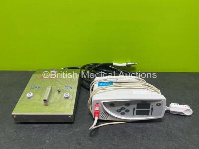 Mixed Lot Including 1 x Masimo SET Rad-8 Signal Extraction Pulse Oximeter, 1 x Biomet 4232 Vacuum Pump Control Footswitch