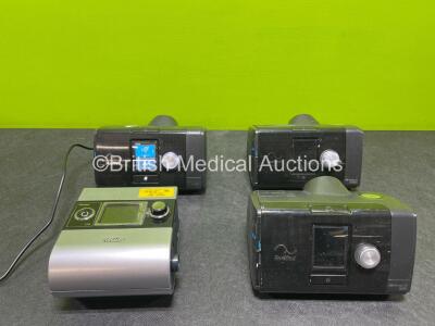 Job Lot Including 1 x ResMed Airsense 10 Elite CPAP, 2 x Resmed Airsense 10 Autoset CPAPS, 1 x ResMed S9 Autoset CPAPS (All Power Up) *SN 23233743234 / 23191931192 / 22171133909 / 23222317474*