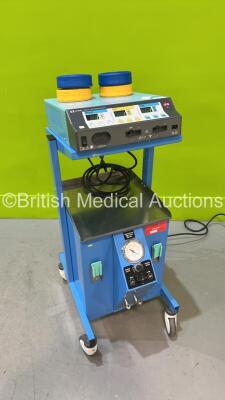 Covidien Valleylab Force FX-8CS Electrosurgical / Diathermy Unit with 2 x Dual Footswitches on Trolley (Powers Up)