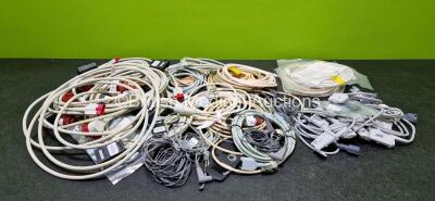 Job Lot of Various Zoll Defibrillator Leads / Cables *SN NA*