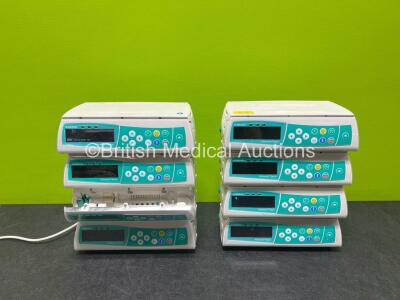 8 x B.Braun Infusomat Space Infusion Pumps (All Power Up)