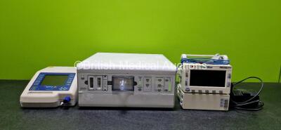 Mixed Lot Including 1 x SafeAir Ref SFR Compact Smoke Evacuator (Powers Up), 1 x B&D Nippy 3+ Ventilator (Powers Up) and 1 x Welch Allyn Propaq Encore Patient Monitor with Power Supply (Untested Due to Damaged Power Supply Port - See Photo) *SN 04163004 