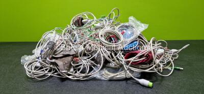 Job Lot of Various Patient Monitoring Cables / Leads