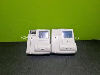 2 x Siemens DCA Vantage Analyzers (Both Power Up 1 x Missing Printer Cover)