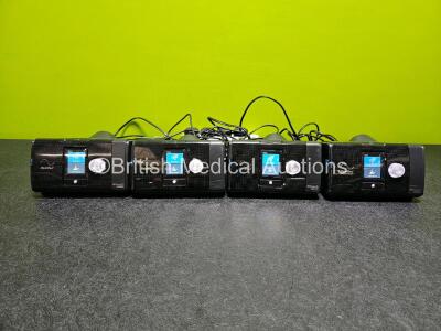 4 x ResMed Airsense 10 Autoset CPAPS (All Power Up) with 4 x Power Supplies