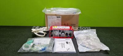 Smiths Medical ParaPAC Plus 310 Transport Ventilator MR Conditional *Mfd 2020* with 1 x Hose, 1 x Lithium Battery and Accessories in Box