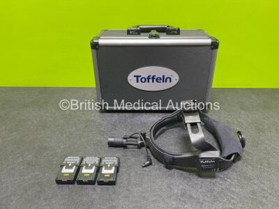 Toffeln Ultraview Extreme Head Light with 2 x Batteries in Case *SN 000129975*