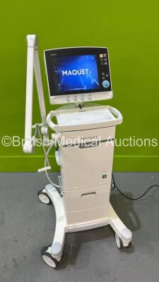 Maquet Servo-i Ventilator Model 6487800 Software Version v8.0 System Software Version v8.00.01 - Running Hours 534 *Mfd 2020* with Hoses (Powers Up)