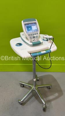 Verathon BVI 9400 Bladder Scanner *Mfd 2021*with Transducer and Battery on Stand (Powers Up) *S/N B4304863* ***CI157***