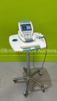 Verathon BVI 9400 Bladder Scanner with Transducer on Stand (Powers Up with Stock Battery - Not Included) *S/N B4011203* ***CI159***