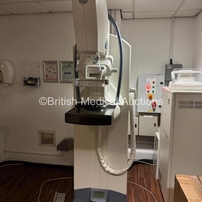 GE Senographe Mammography System *Mfd - 2012* Including Gantry, Installed Software, Breast Plates, Foot Pedals, Operator Console and Detector (Tube Removed from System During De-Install) Fully Functional System and Professionally Deinstalled *Q1001*