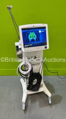 GE Carescape R860 Ventilator Ref 1506-8600-000 Software Version 10 SP06 - Running Hours 4 with Hoses and GE E-sC0 Gas Module (Powers Up) *S/N CBRZ02372* **Mfd 2020**