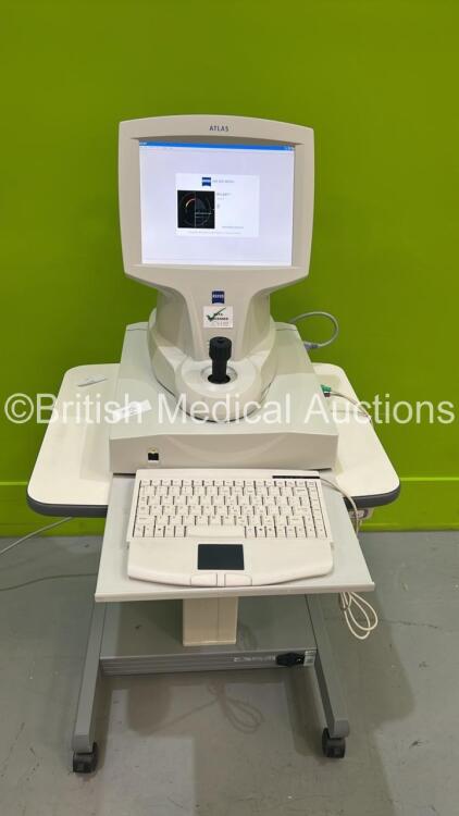 Zeiss Atlas 9000 Corneal Topography System Version 3.0.0.39 on Motorized Table (Powers Up) *S/N 9000-2898*