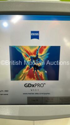 Zeiss GDxPro Scanning Laser Polarimeter Model 8000 V 1.1.1.14 on Motorized Table (Powers Up) *S/N 8000-0207* - 13