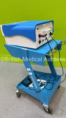 Valleylab ForceTriad Electrosurgical / Diathermy Unit Version 4.00 *Mfd 2008* on Stand with Dual Footswitch with LigaSure (Powers Up) *S/N T8G7490* - 4