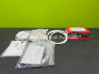 Smiths Medical ParaPAC Plus 310 Transport Ventilator MR Conditional *Mfd 2020* with 1 x Hose, 1 x Lithium Battery and Accessories in Box