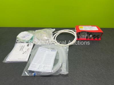 Smiths Medical ParaPAC Plus 310 Transport Ventilator MR Conditional *Mfd 2020* with 1 x Hose, 1 x Lithium Battery and Accessories in Box