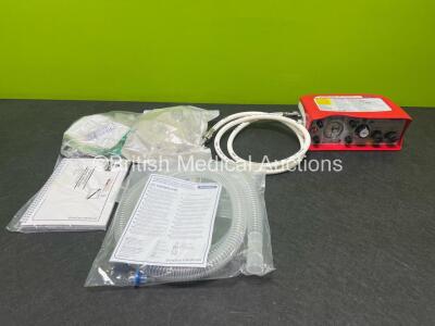 Smiths Medical ParaPAC Plus 310 Transport Ventilator MR Conditional *Mfd 2020* with 1 x Hose, 1 x Lithium Battery and Accessories in Box