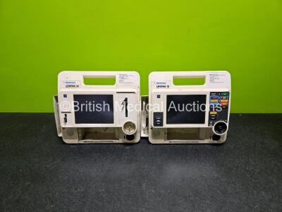 2 x Lifepak 12 Defibrillators / Monitors (For Spares and Repairs)