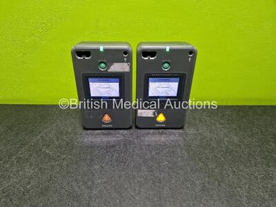 2 x Philips Heartstart FR3 Defibrillators (Both Power Up) with 2 x LiMnO2 Batteries *Install Before 2027 / 2025* **SN C15C00047 / C15C00166**