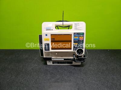 Medtronic Lifepak 12 Biphasic Defibrillator (Powers Up) Including Pacer, ECG and Printer Options with AC Power Adaptor (Powers Up)