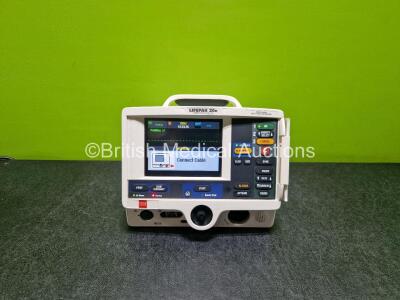 Physio Control Lifepak 20e Defibrillator / Monitor (Powers Up) Including Pacer, ECG, SpO2 and Printer Options *SN 46986369*