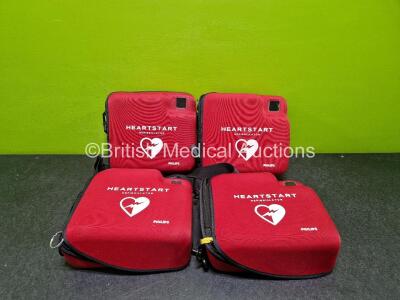 4 x philips Heartstart Defibrillator Cases