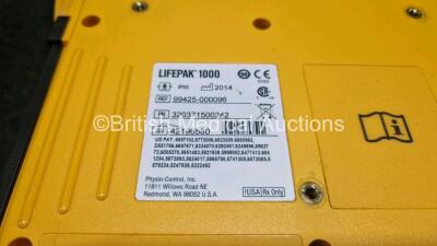 Medtronic Lifepak 1000 Defibrillator (Powers Up) in Case with 1 x LimNO2 Battery *Install Before - 2029* **SN 42196580* - 5