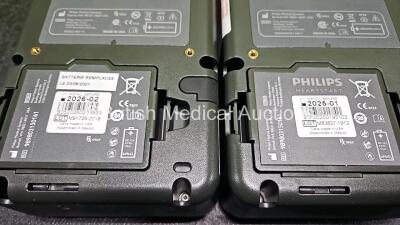 2 x Philips Heartstart FR3 Defibrillators (Both Power Up) in Case with 2 x LiMnO2 Batteries *Install Before 2026 / 2025* - 5