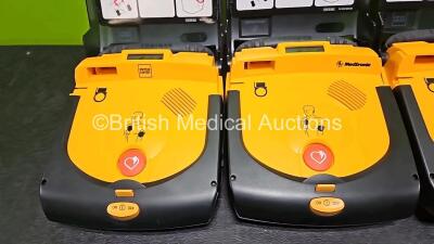 3 x Physio Control Lifepak CR-T AED Trainers (All Untested Due to Suspected Flat Battery, All Lids Do Not Stay Closed) - 2