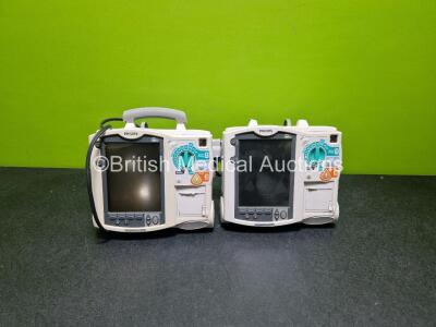 2 x Philips Heartstart MRx Defibrillators (Both No Power Both with Damage - See Photos)