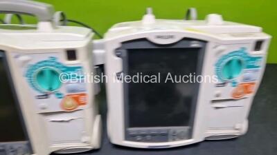 2 x Philips Heartstart MRx Defibrillators (Both No Power Both with Damage - See Photos) - 2