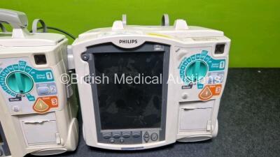 2 x Philips Heartstart MRx Defibrillators (Both No Power Both with Damage - See Photos) - 3