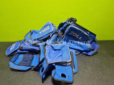 5 x Zoll E-Series Defibrillator Cases (All Bags Cut - See Photos