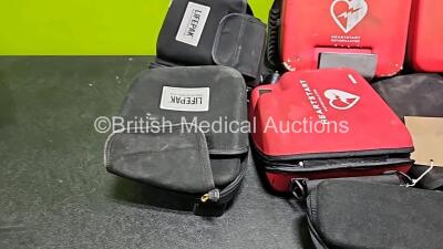 Job Lot of Various Defibrillator Cases Including Lifepak and Philips - 5