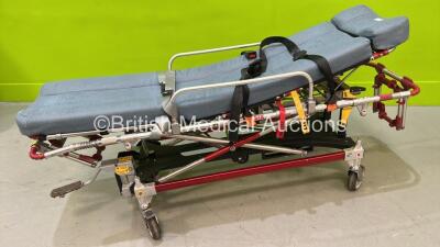 Ferno Falcon Six Hydraulic Ambulance Stretcher with Mattress (Hydraulics Tested Working) - 2