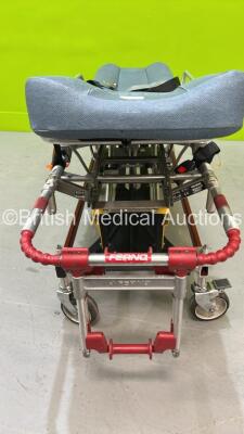 Ferno Falcon Six Hydraulic Ambulance Stretcher with Mattress (Hydraulics Tested Working) - 3