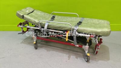 Ferno Falcon Six Hydraulic Ambulance Stretcher with Mattress (Hydraulics Tested Working)