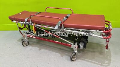 Ferno Falcon Six Hydraulic Ambulance Stretcher with Mattress (Hydraulics Tested Working)