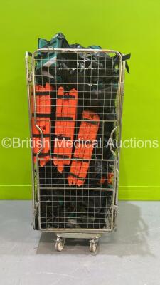 Cage of Ambulance First Response Bags and Frac Immobilisers (Cage Not Included)