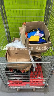 Mixed Cage Including Consumables, Straps and Bags (Cage Not Included - Out of Date) *May Contain Sharps* - 2